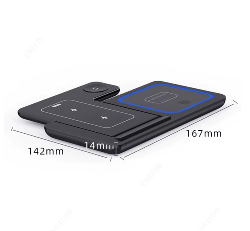 Foldable 3 In 1 30W Wireless Charger Station